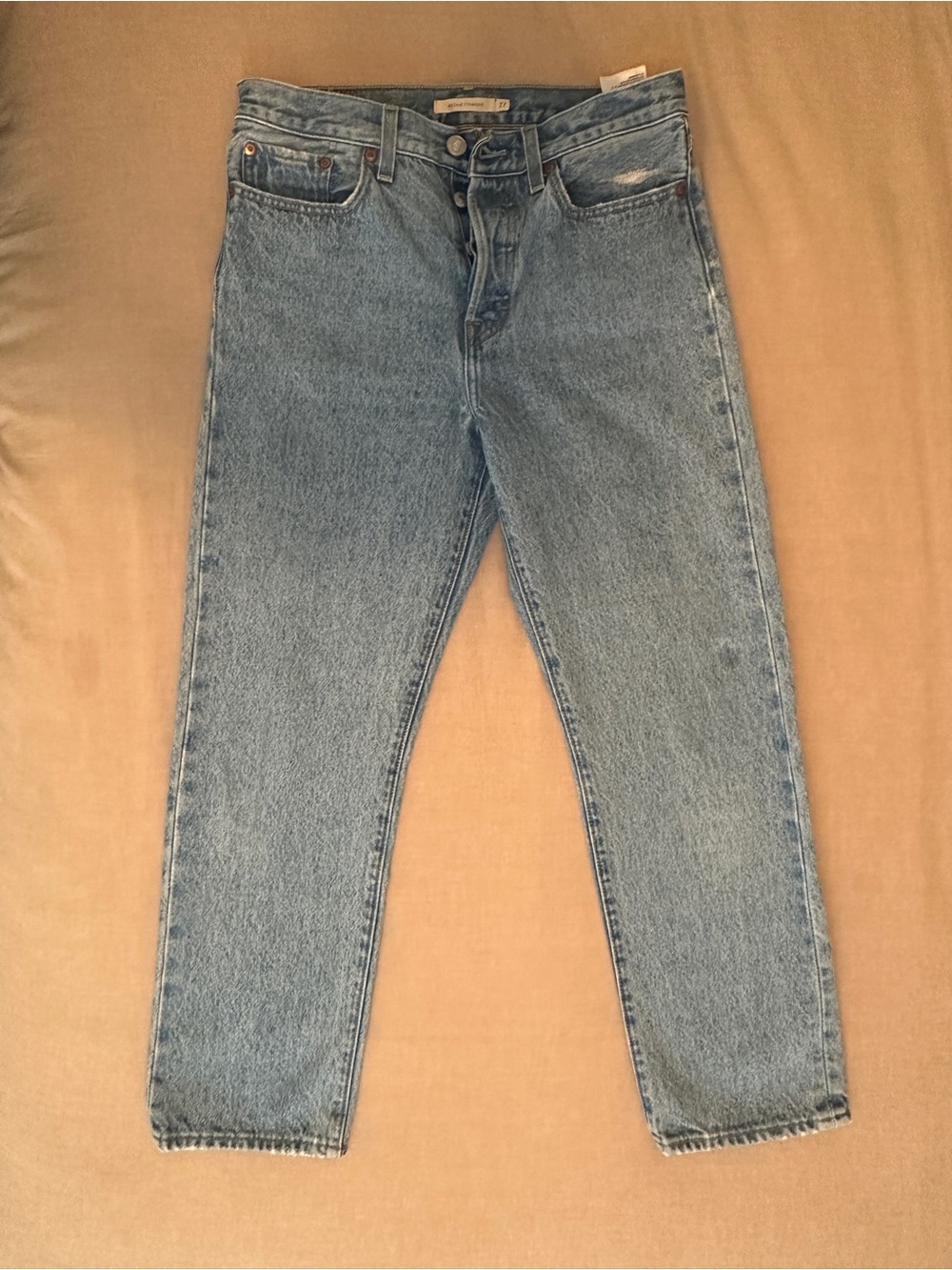 Levi's Wedgie Straight Light Blue Denim Jeans W27